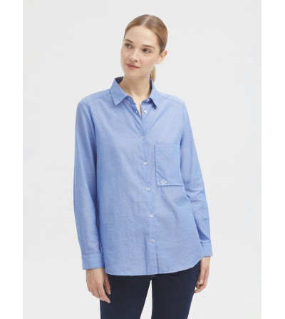 Camisa chambray algodón