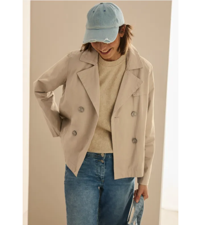 Chaqueta Trench Corta